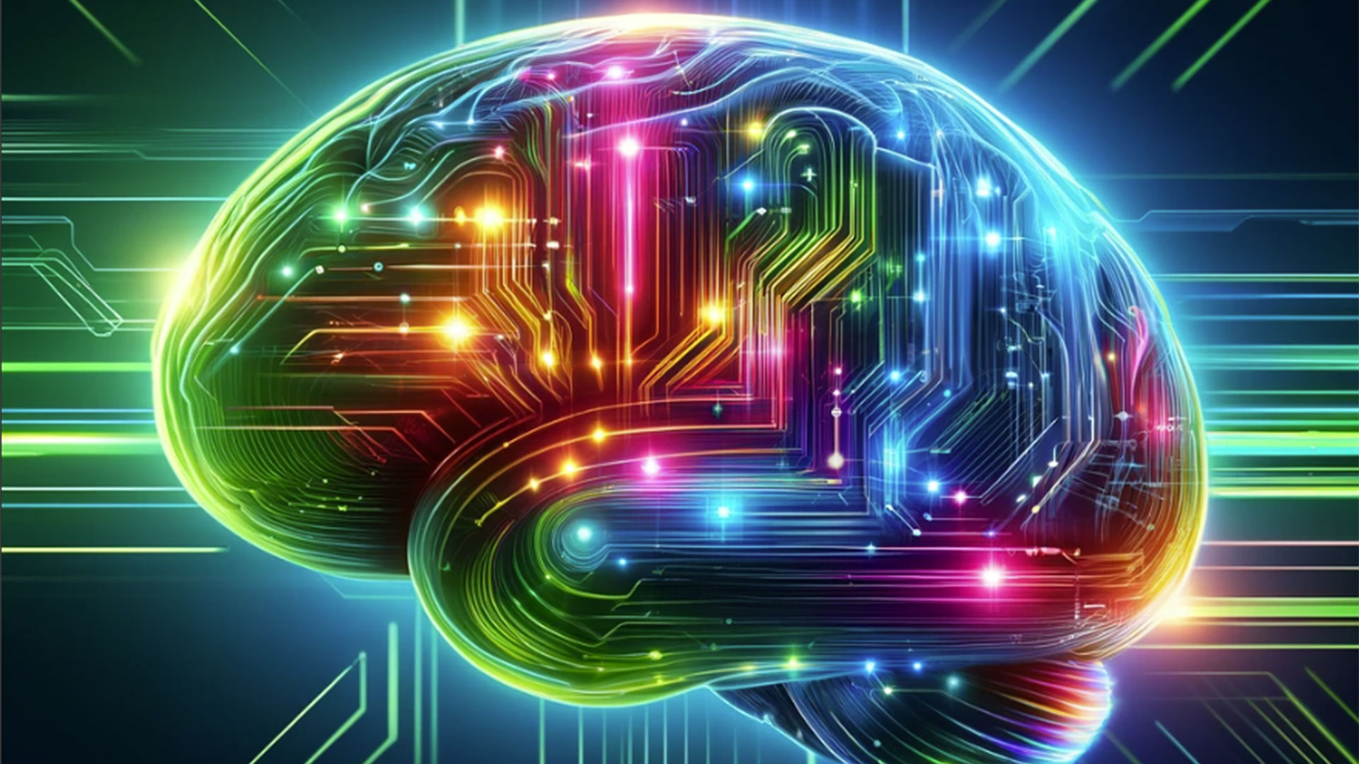 Datoranimerad hjärna.