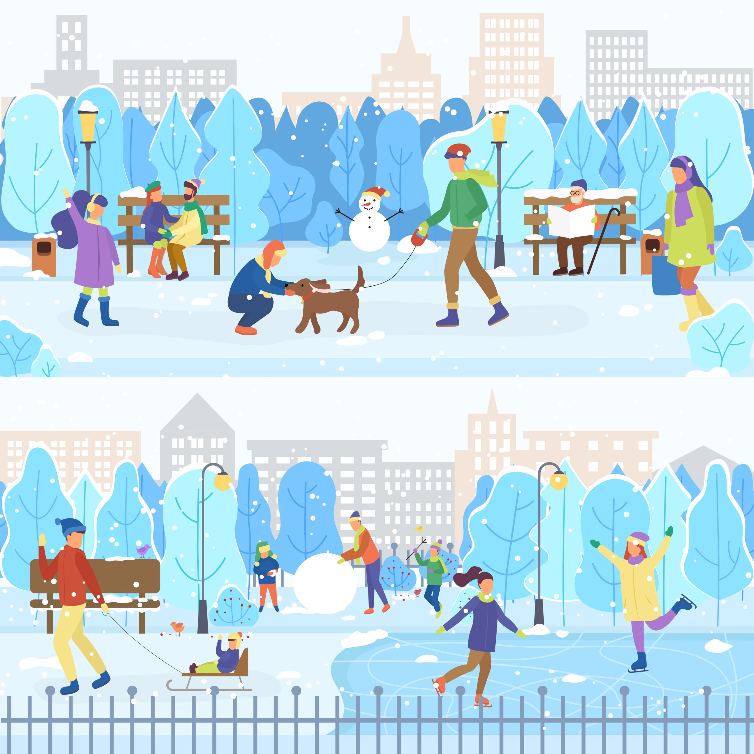 Vintrig animerad bild