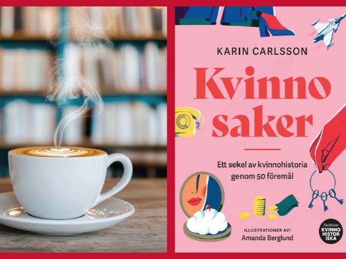 En rykande kaffekopp och boken kvinnosaker