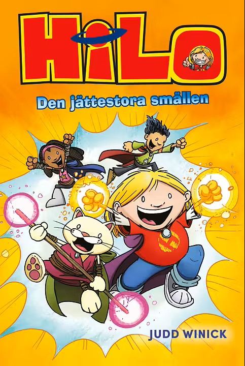 Boken "Hilo Bok 3 Den jättestora smällen"