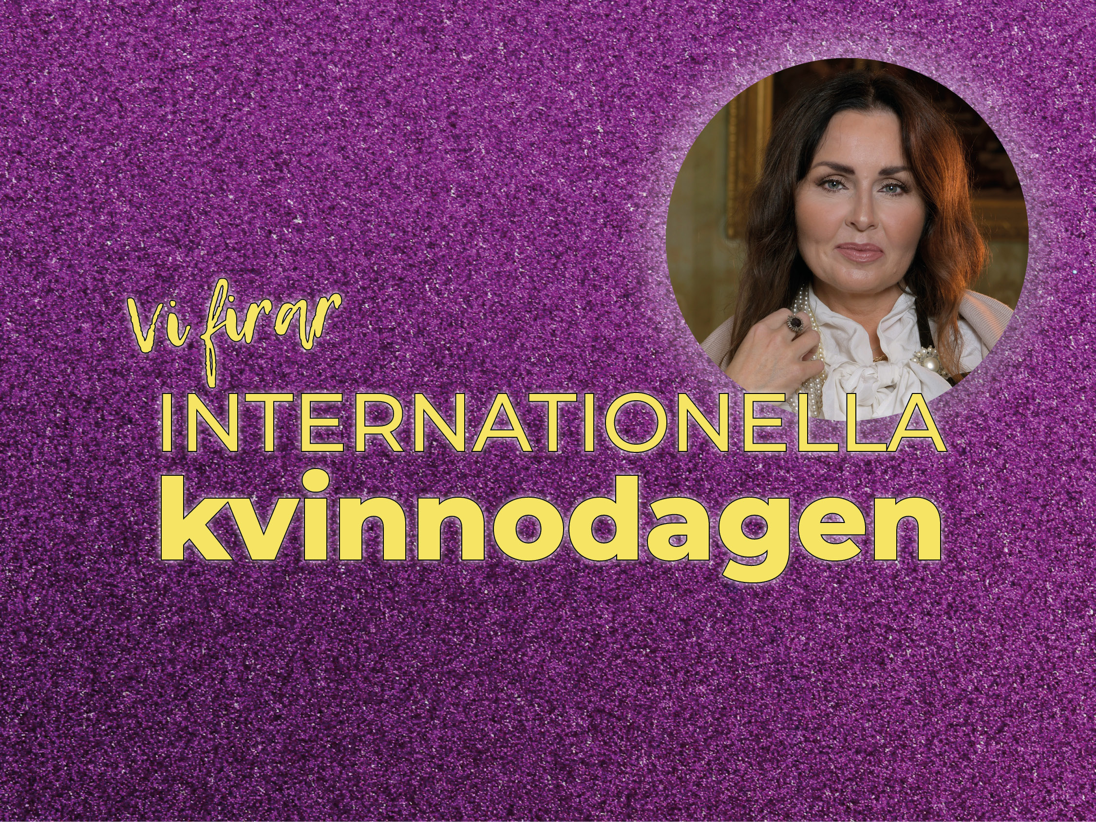 Christina Eriksson. Text: Vi firar internationella kvinnodagen