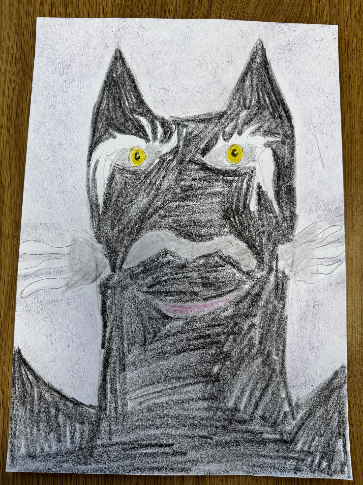 Teckning på karaktären Sommarskuggan.