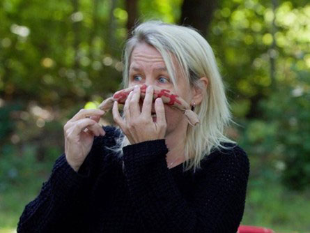 Maria Berggren gestaltar en saga.