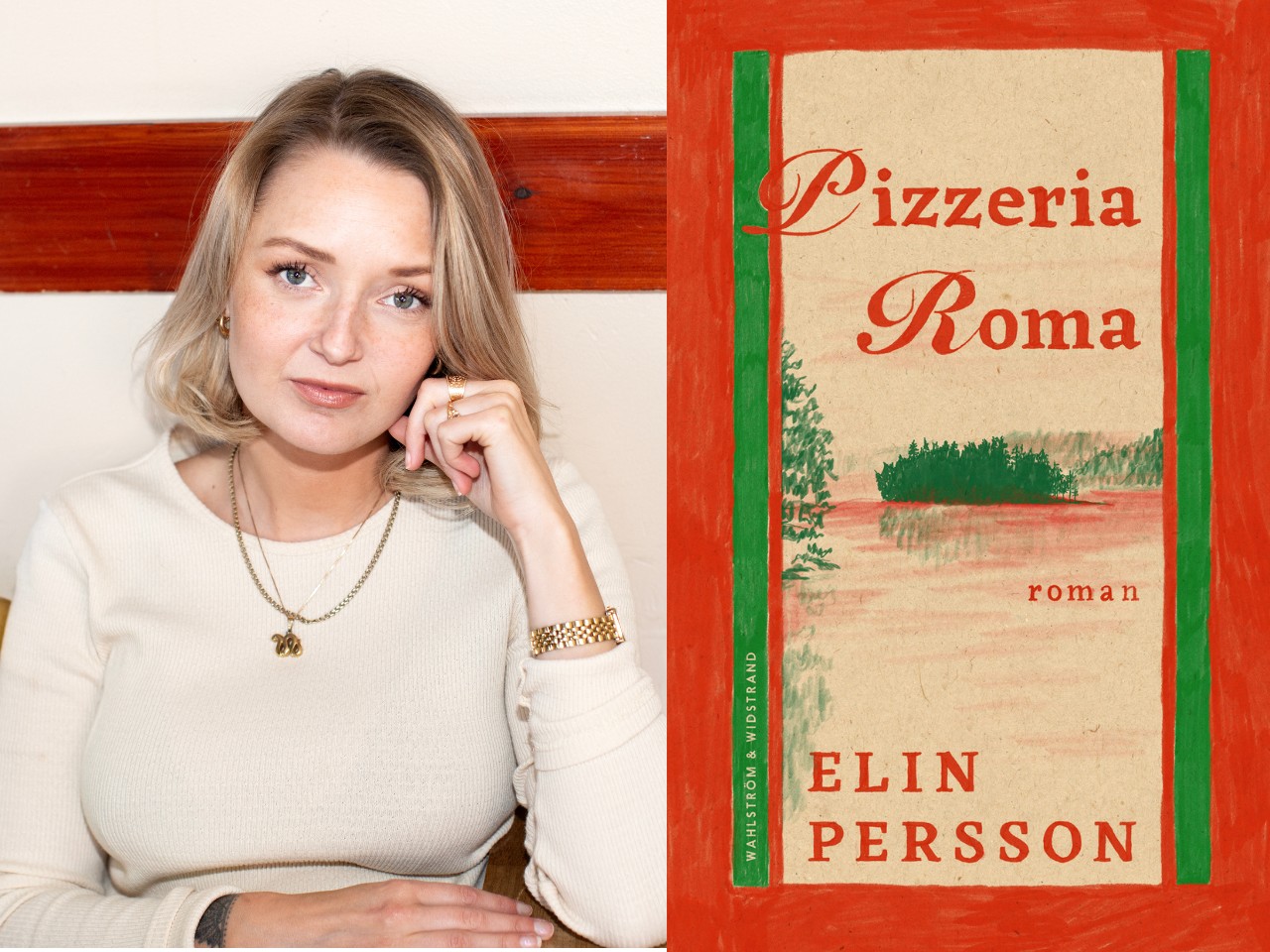 Författaren Elin Persson och boken Pizzeria Roma