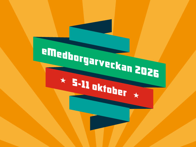 Logga för e-medborgarveckan.